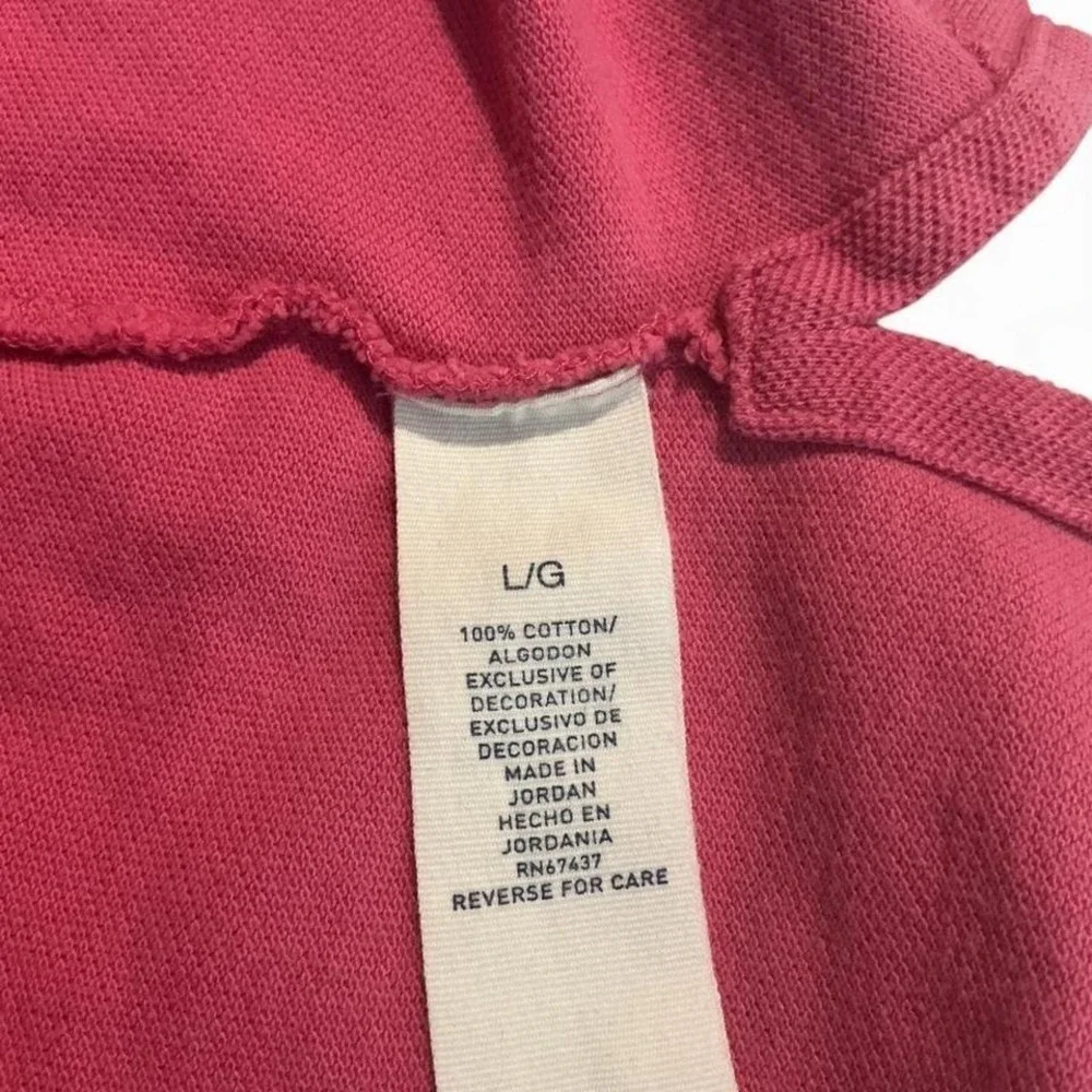Polo Jeans Ralph Lauren Women's Pink Short Sleeve Polo Shirt Size‎ M